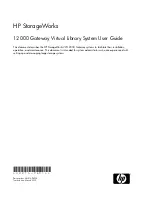 HP StorageWorks 12000 User Manual preview