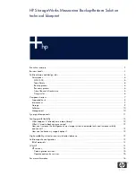 Preview for 1 page of HP StorageWorks 1500cs - Modular Smart Array Manual