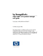 HP StorageWorks 2/16 User Manual preview