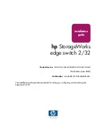 HP storageworks 2/32 Installation Manual предпросмотр