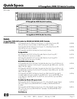 Предварительный просмотр 2 страницы HP StorageWorks 2000fc Specification Sheet