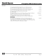 Предварительный просмотр 3 страницы HP StorageWorks 2000fc Specification Sheet