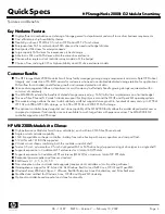 Предварительный просмотр 4 страницы HP StorageWorks 2000fc Specification Sheet