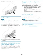 Предварительный просмотр 2 страницы HP StorageWorks 2312 Installation Instructions