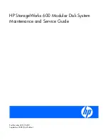 HP StorageWorks 600 All-in-One Maintenance And Service Manual preview