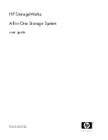 HP STORAGEWORKS ALL-IN-ONE STORAGE SYSTEM User Manual preview