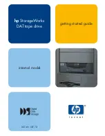 HP StorageWorks DAT 40i Getting Started Manual preview