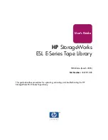 HP StorageWorks ESL E-Series User Manual preview