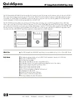 HP STORAGEWORKS MSL4048 Quickspecs предпросмотр