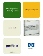 Предварительный просмотр 1 страницы HP StorageWorks Ultrium 215i Getting Started Manual