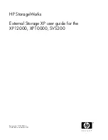 HP StorageWorks XP10000 - Disk Array User Manual предпросмотр