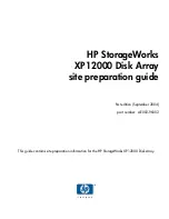 HP StorageWorks XP12000 Site Preparation Manual предпросмотр