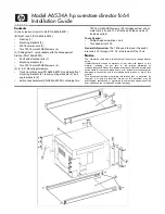 HP Surestore 64 - Director Switch Installation Manual preview