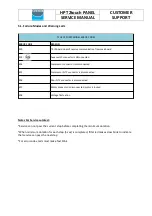 Preview for 8 page of HP T2touch PANEL Service Manual