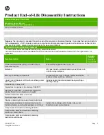 HP t310 G2 Disassembly Instructions предпросмотр