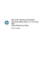 Preview for 1 page of HP t5400 - Thin Client Quick Reference Manual