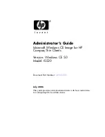 HP T5520 - Compaq Thin Client Administrator'S Manual preview