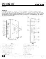 Preview for 1 page of HP T5540 - Thin Client - 512 MB RAM Quickspecs