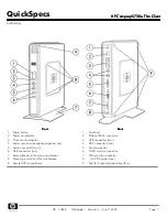 Preview for 1 page of HP T5730w - Compaq Thin Client Quickspecs