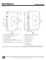 HP t5740e - Thin Client Quickspecs предпросмотр