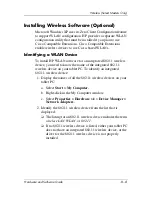 Preview for 179 page of HP TC1100 - Compaq Tablet PC Hardware And Software Manual