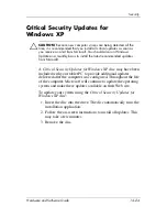 Preview for 213 page of HP TC1100 - Compaq Tablet PC Hardware And Software Manual