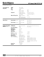 Preview for 10 page of HP TC1100 - Compaq Tablet PC Specifications