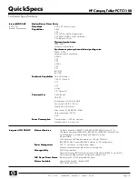 Preview for 13 page of HP TC1100 - Compaq Tablet PC Specifications