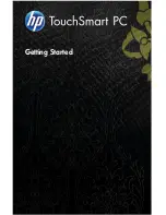 Preview for 1 page of HP TouchSmart 300-1300 - Desktop PC Getting Started