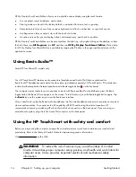 Preview for 18 page of HP TouchSmart 310-1125F Getting Started Manual