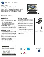 Preview for 1 page of HP TouchSmart 520-1030 Specifications