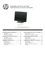 HP TouchSmart 610 PC Upgrading And Servicing Manual предпросмотр