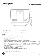 Preview for 3 page of HP TouchSmart 7320 Specification