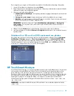 Предварительный просмотр 117 страницы HP TouchSmart dx9000 Getting Started Manual