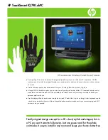 HP TouchSmart IQ790 Brochure & Specs preview