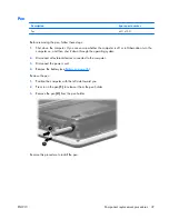 Предварительный просмотр 42 страницы HP Tx1205us - Pavilion - Turion 64 X2 1.8 GHz Maintenance And Service Manual