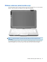 Предварительный просмотр 21 страницы HP TX2000Z - Pavilion 12.1" Touch Screen TABLET NOTEBOOK LAPTOP PC User Manual