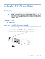 Предварительный просмотр 12 страницы HP UPS Network Module User Manual