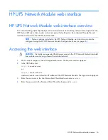 Предварительный просмотр 16 страницы HP UPS Network Module User Manual