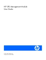 HP UPS User Manual preview