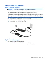 Preview for 7 page of HP USB Media Port Replicator User Manual