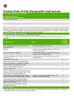 HP V240a Disassembly Instructions preview