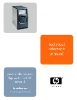 Preview for 1 page of HP Vectra XE310 Technical Reference Manual