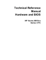 Предварительный просмотр 1 страницы HP Vectra XM 4 Series Technical Reference Manual