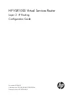 HP VSR1000 Configuration Manual preview