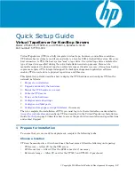 Preview for 1 page of HP VT5900-H Quick Setup Manual