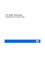 HP Workstation Z600 Maintenance And Service Manual preview