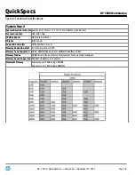 Preview for 16 page of HP Workstation Z800 Specification