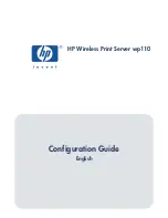 HP wp110 - 802.11b Wireless Print Server Configuration Manual preview