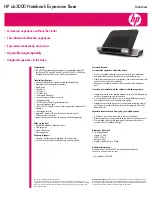 HP Xb3000 - Notebook Expansion Base Docking Station Datasheet preview